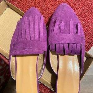 Purple Flat Shoes